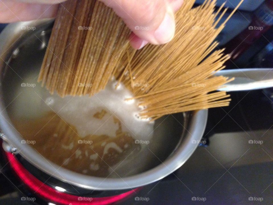 Cooking pasta