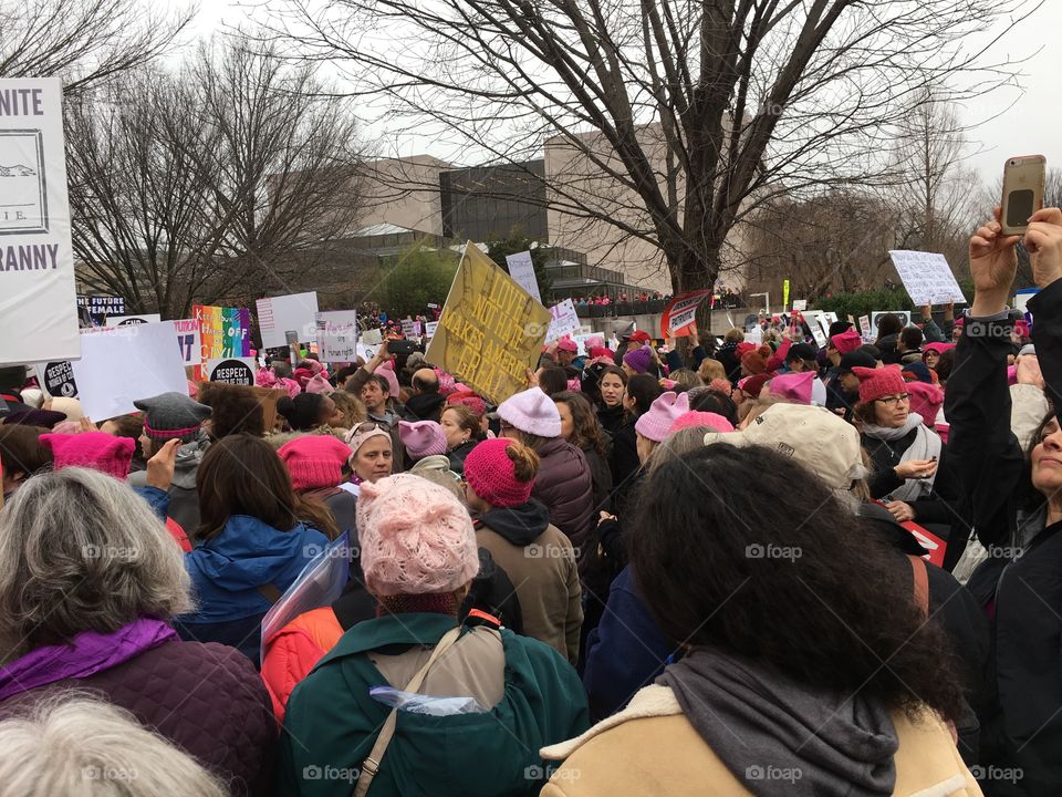 Women's March on Washington in DC