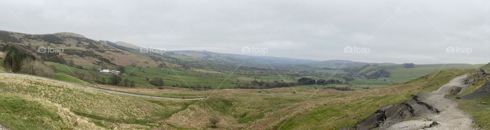 A view over mam tor Sheffield 