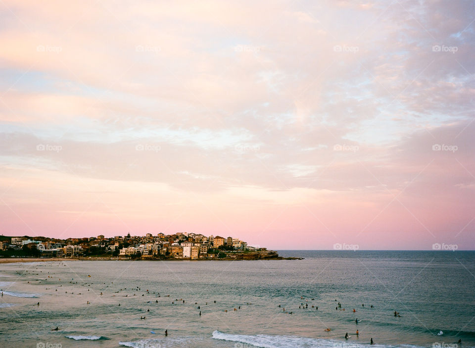 Pink Clouds over Bondi Beach