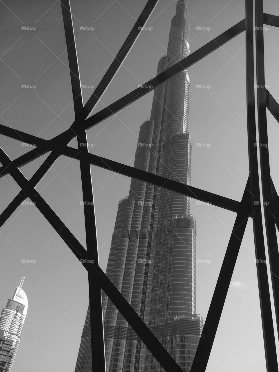 Burj Khalifa . B & W is ultimate 