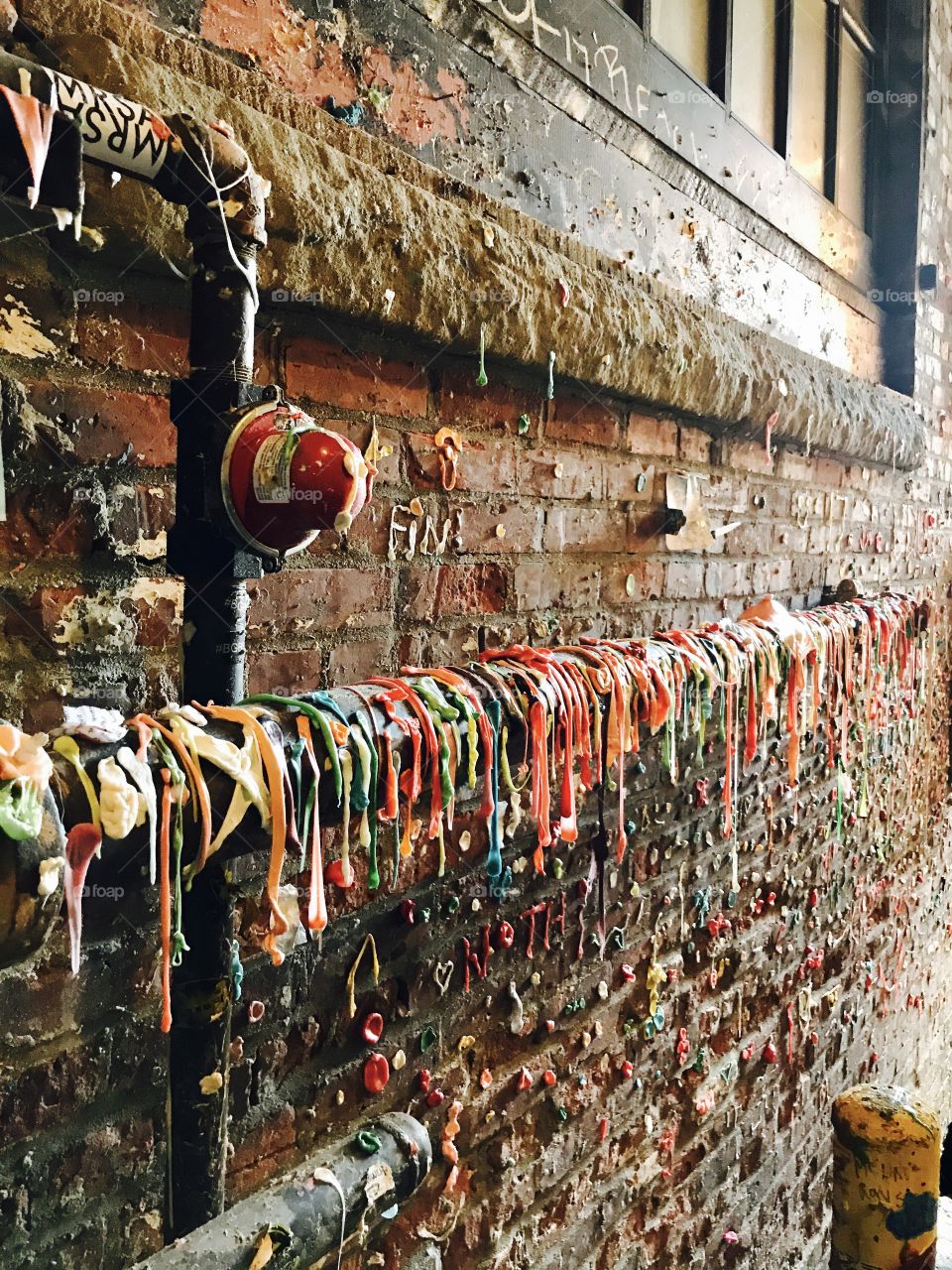 Seattle's Chewing gum wall