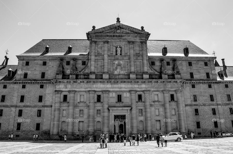 Monasterio de El Escorial. Real Monasterio de San Lorenzo del Escorial (El Escorial - Spain)