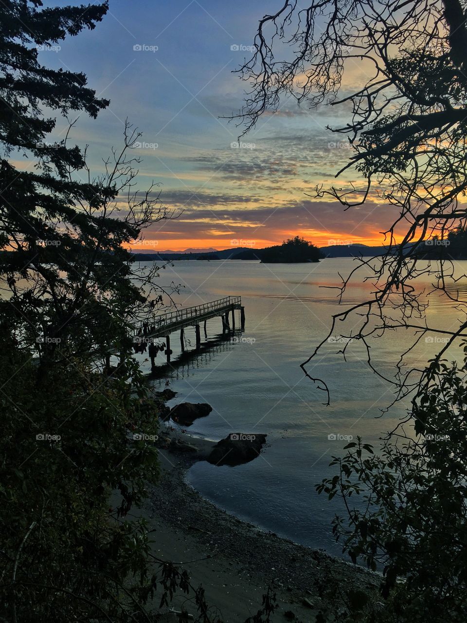 Sunset in the San Juan Islands
