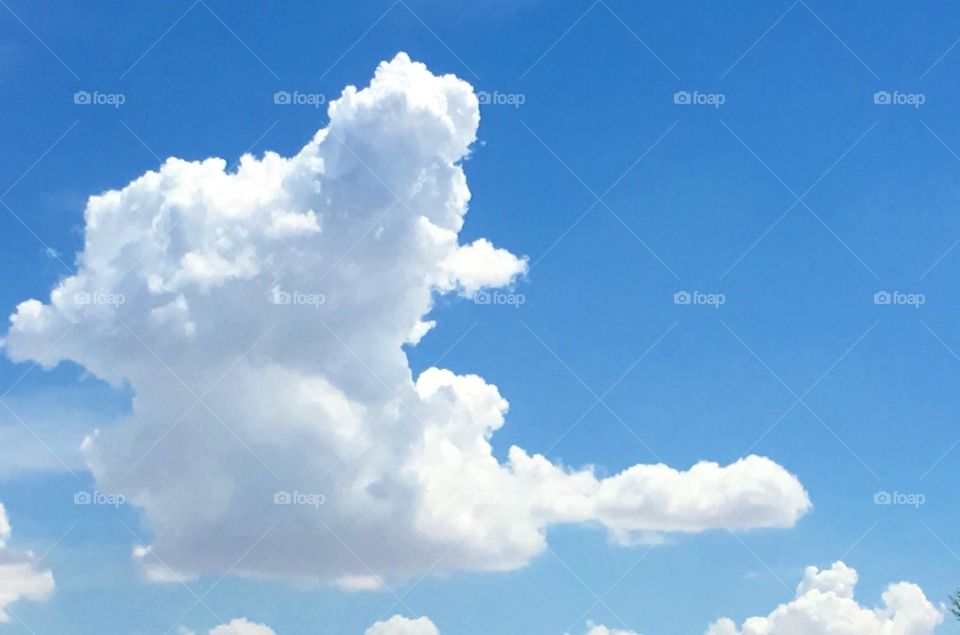 Fluffy clouds Phoenix Arizona 