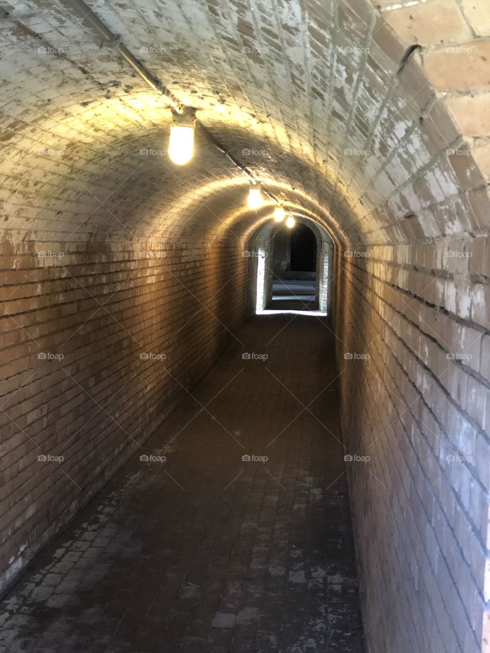 Inside tunnel - Fort Gaines, Dauphin Island, AL