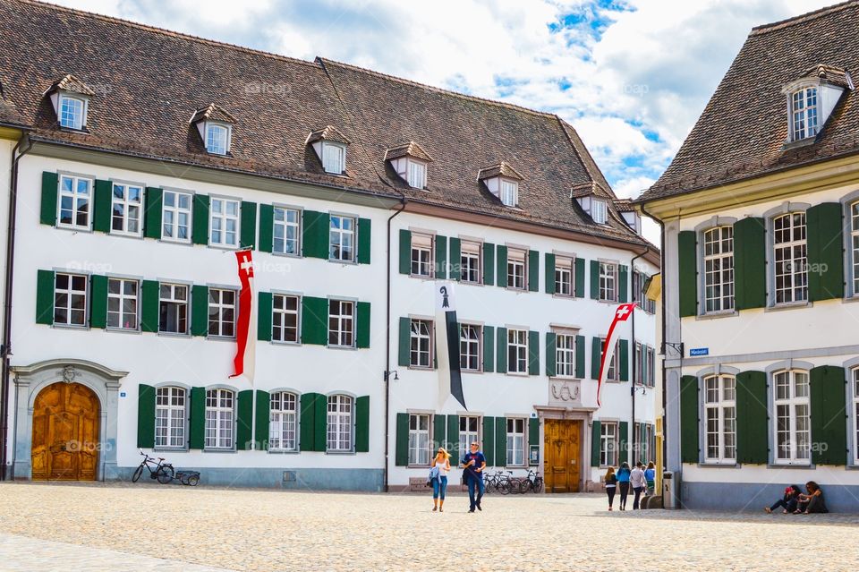 Basel city square