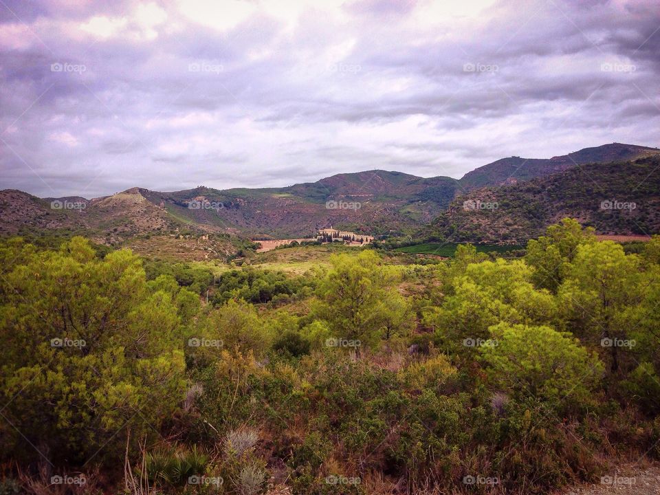 La sierra calderona valencia spain