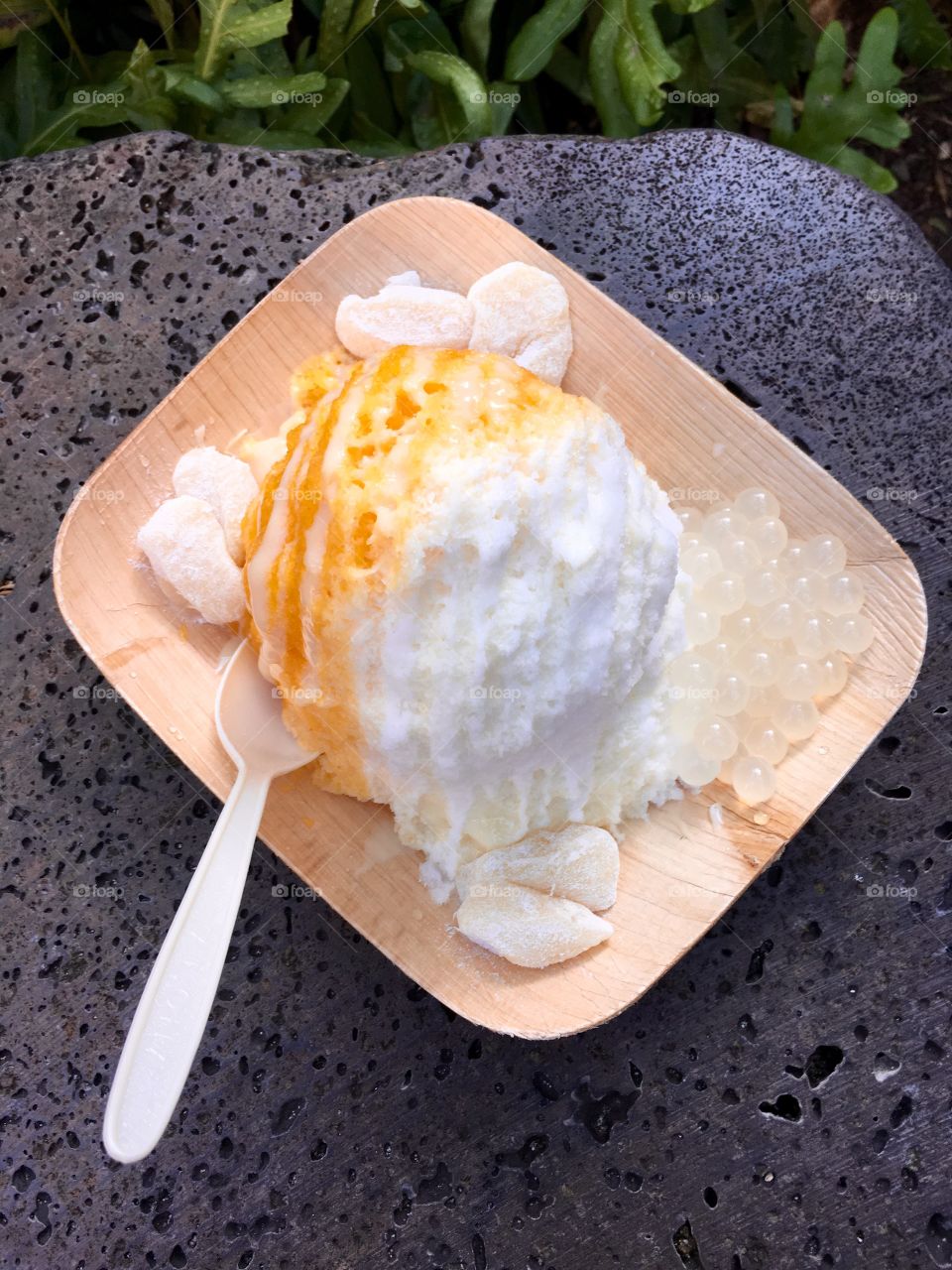 Aloha. Original Hawaiian shaved ice