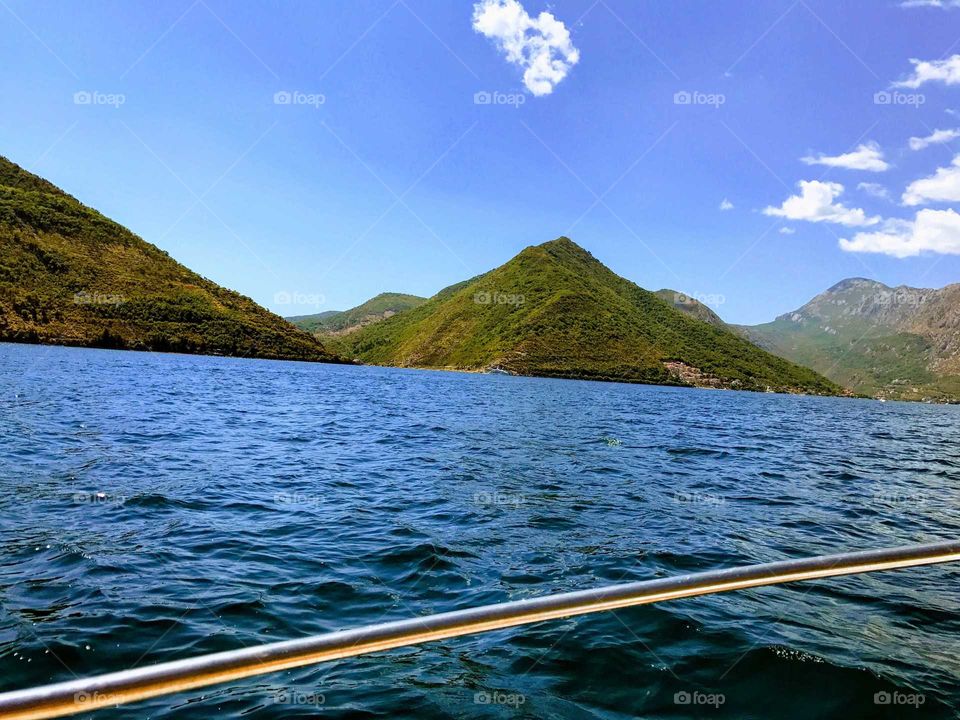 Sailing in Montenegro