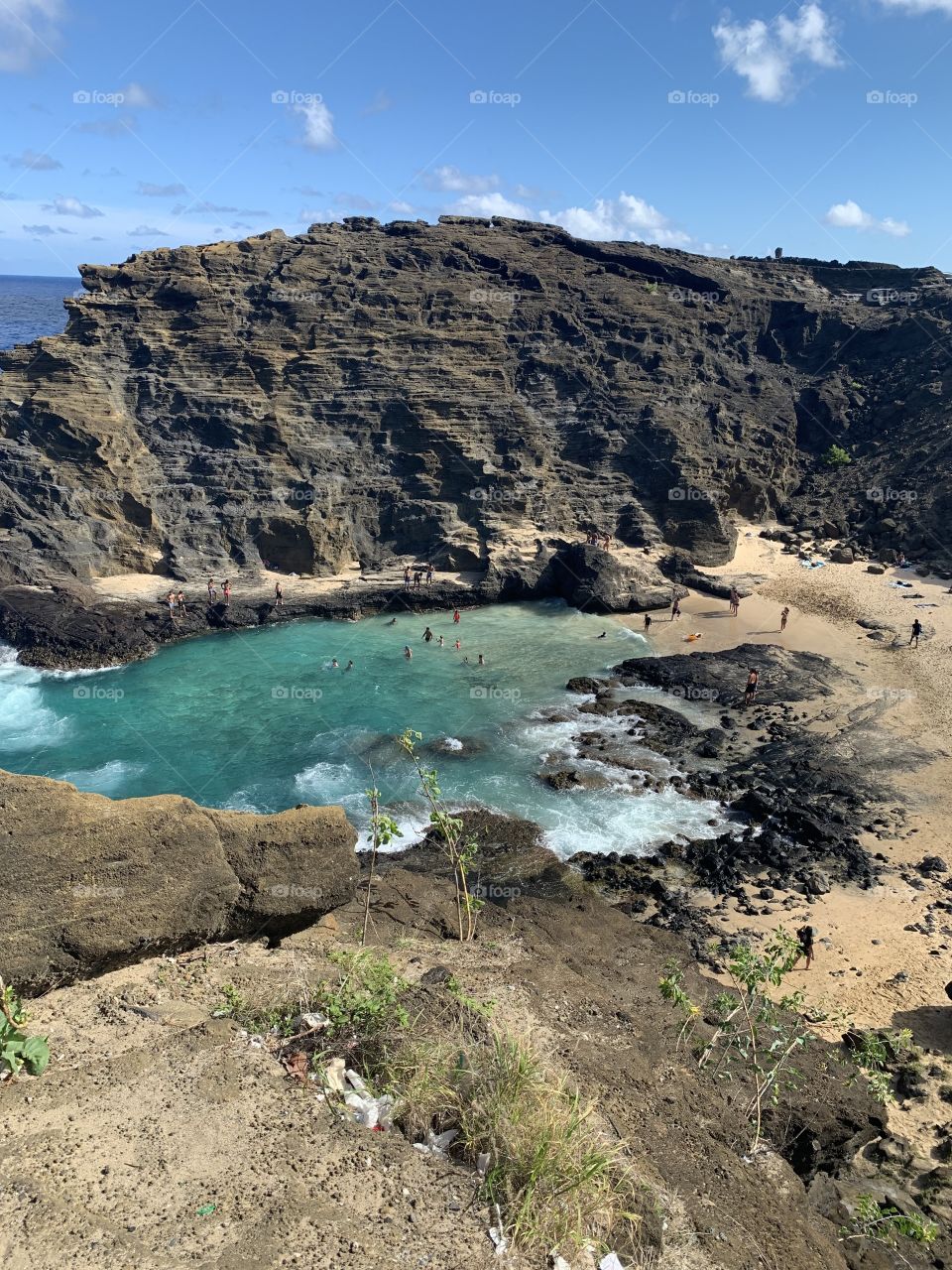 Hidden beach spot
