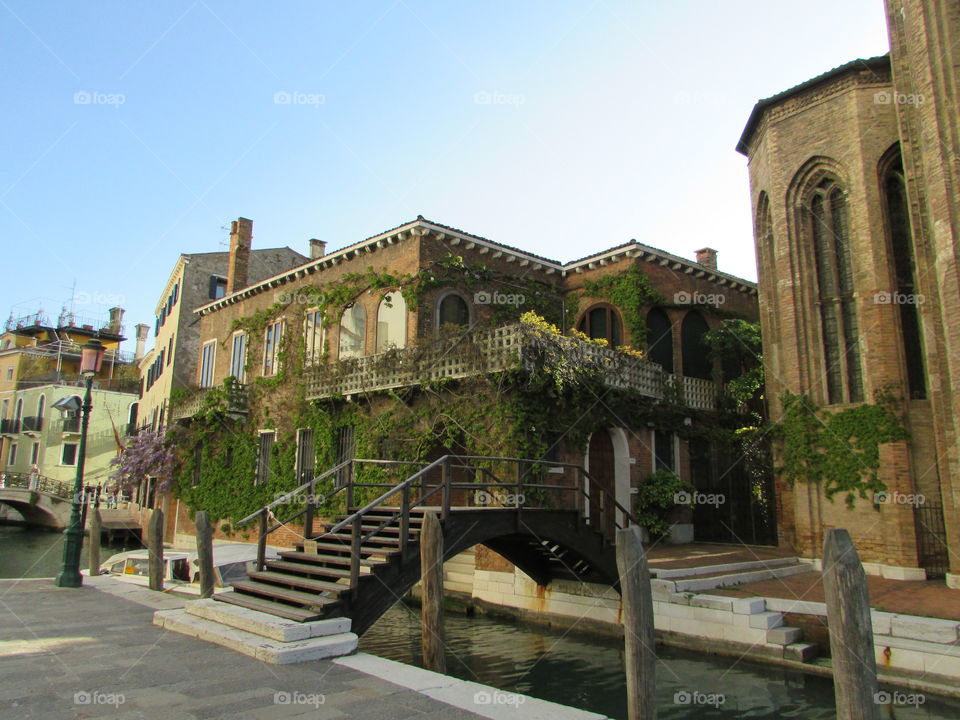 Venice. The villa in Giudecca