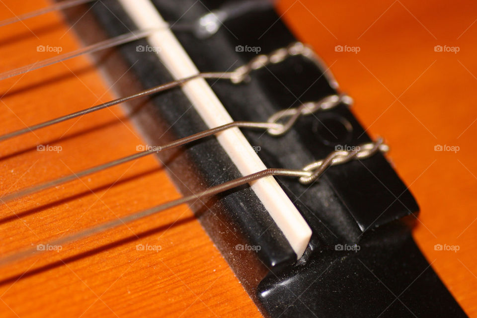 wood bridge guitar string by kshapley