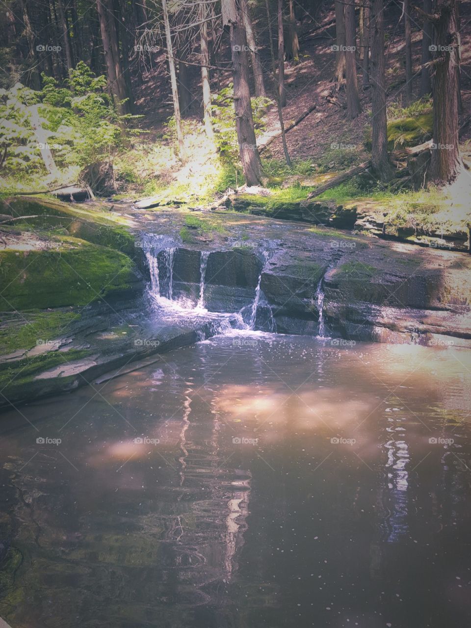 little waterfall