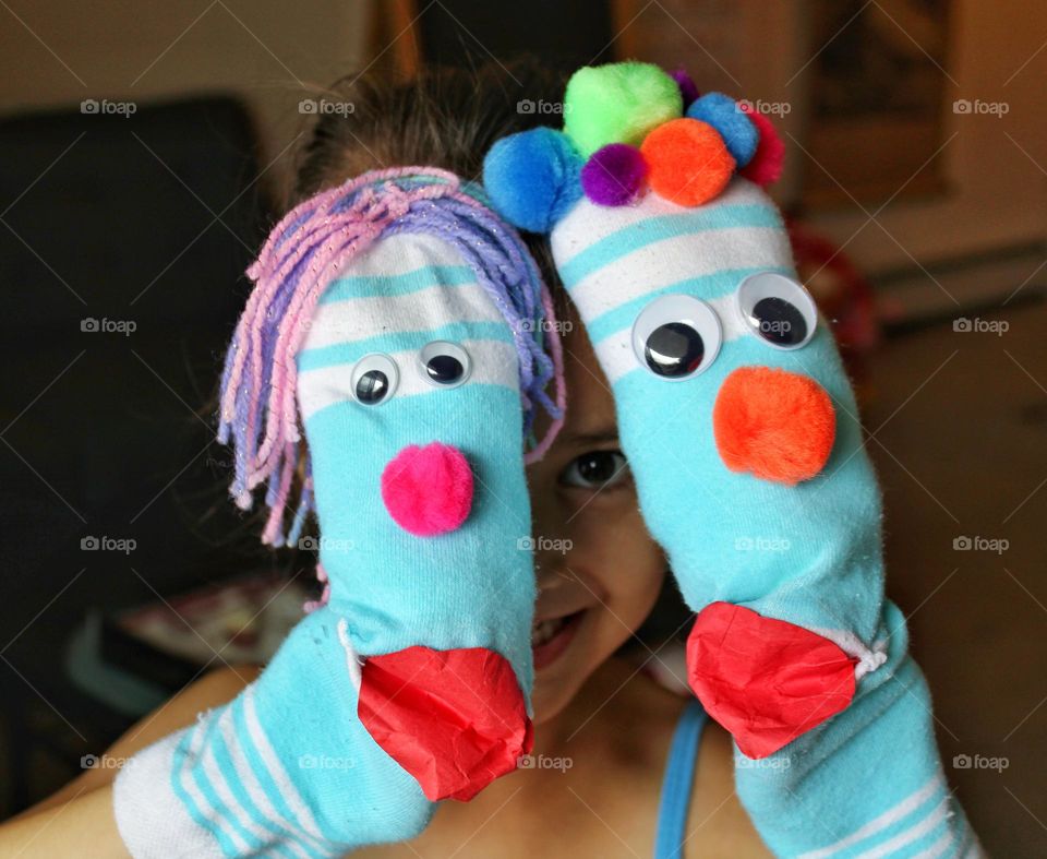 Mr. and Mrs. Sock Puppet