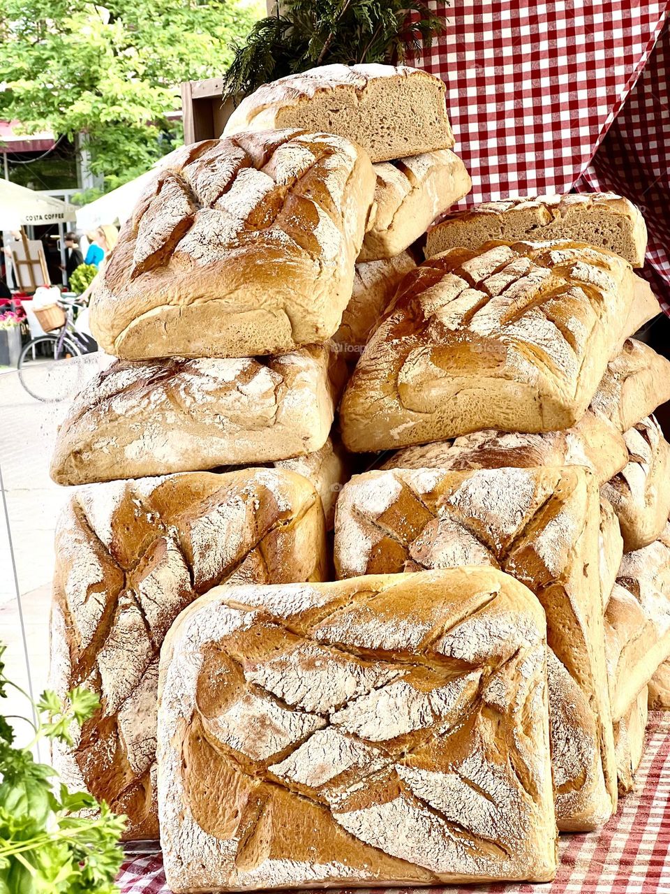 Incredibly delicious bread in Krakow