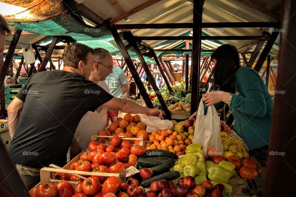 Fresh fruit in zadar Croatia 