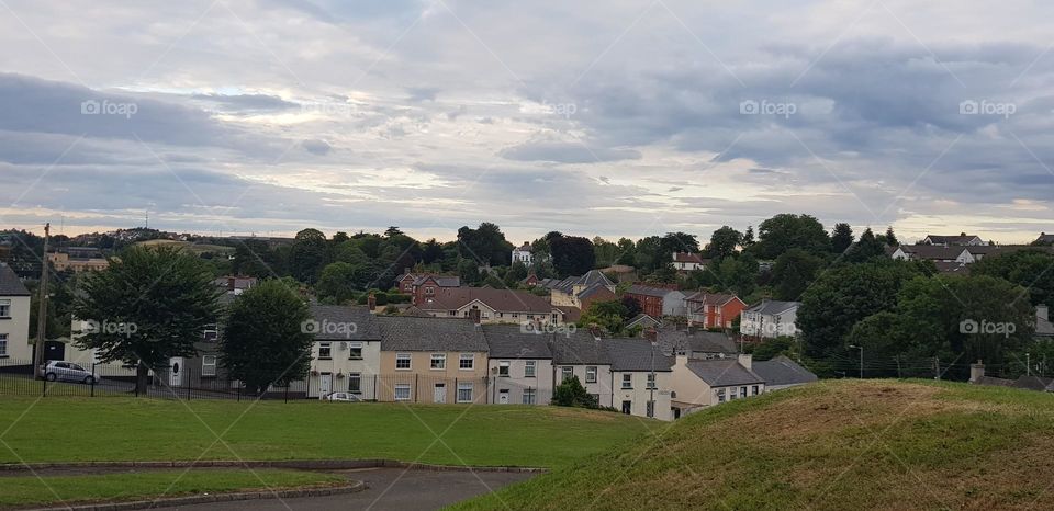 Newry park in the evening