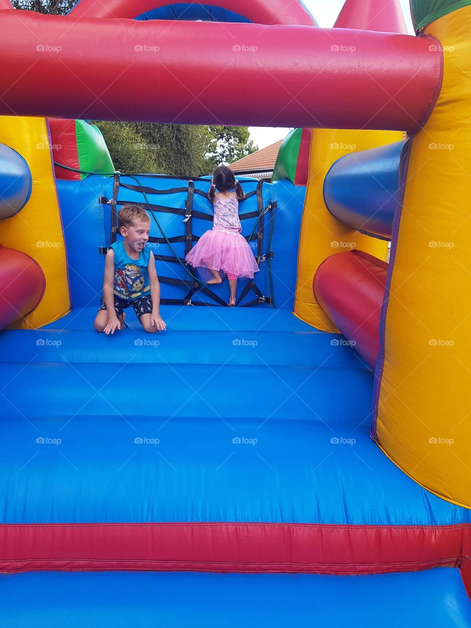 happiness is a jumping castle