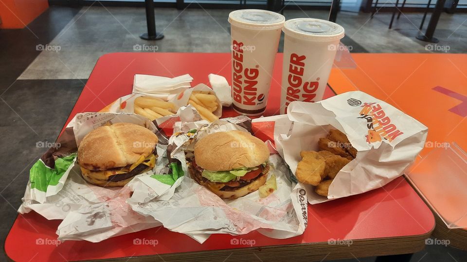 Burger King Meal in Tamsui District, New Taipei City, Taiwan-001