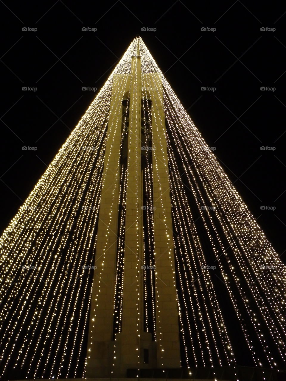 Illuminated building