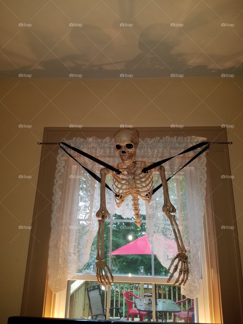 cappy the skeleton all year round decor
