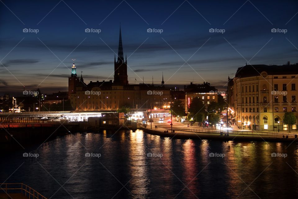 Slussen, Old town, Stockholm, Sweden 
