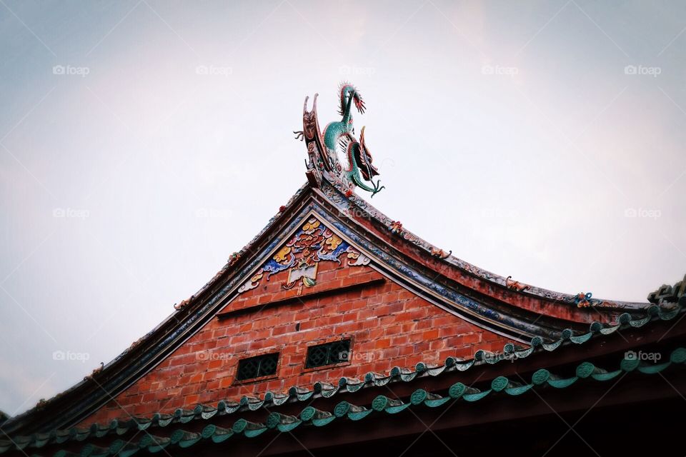 Roof, Temple, Architecture, Sky, Traditional