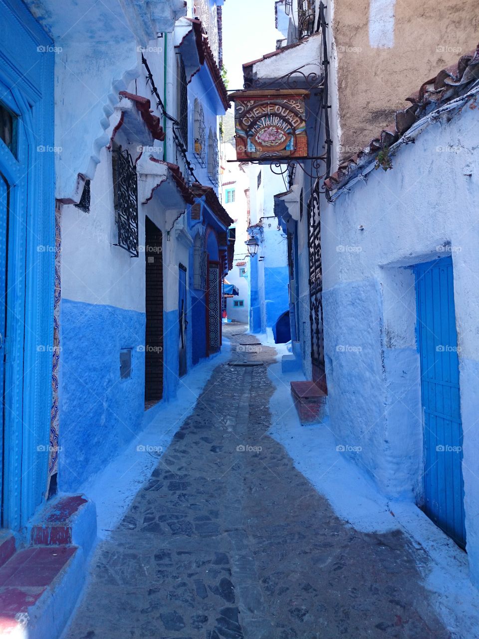 street chefchaouen, morocco