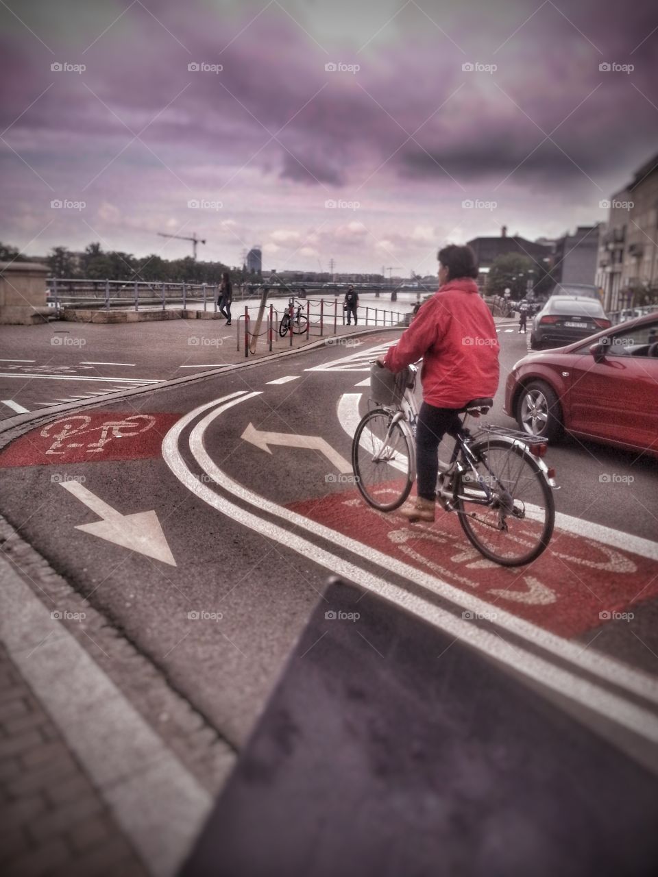 bike way on the street