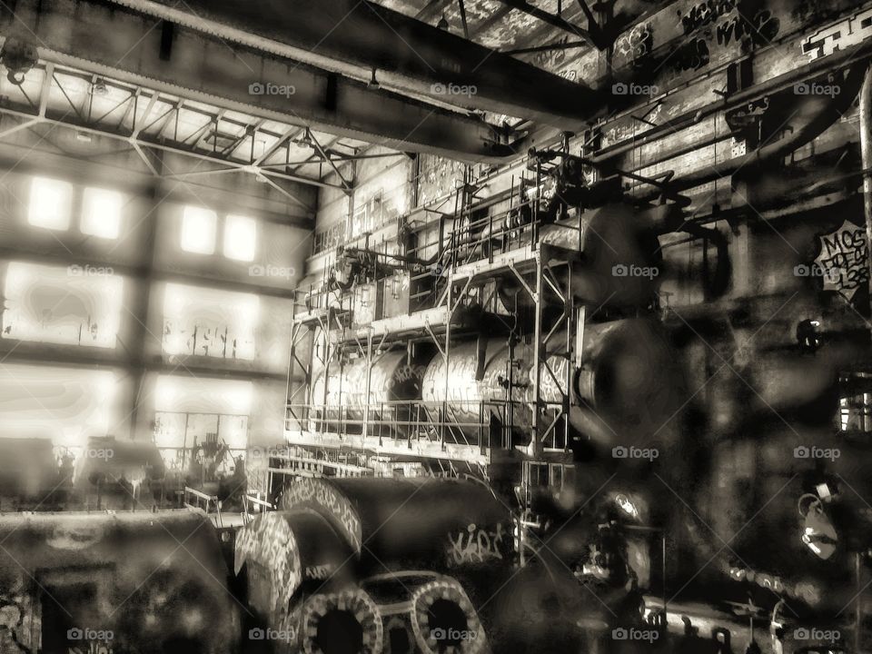 Power Plant New Orleans. Abandoned for fourty years