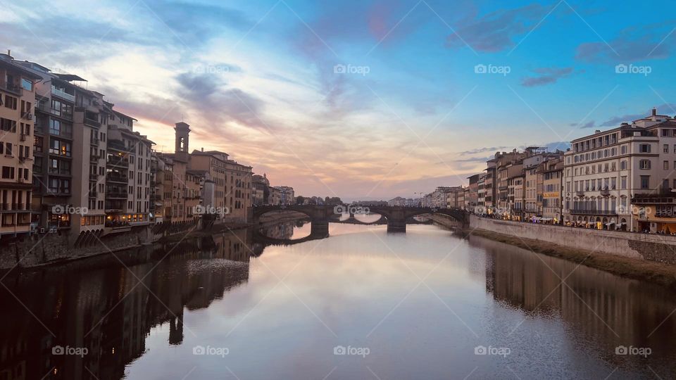 Sunset in Florence 