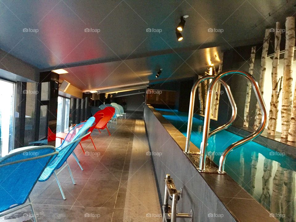 Pullman rooftop Swimming pool at Riga 