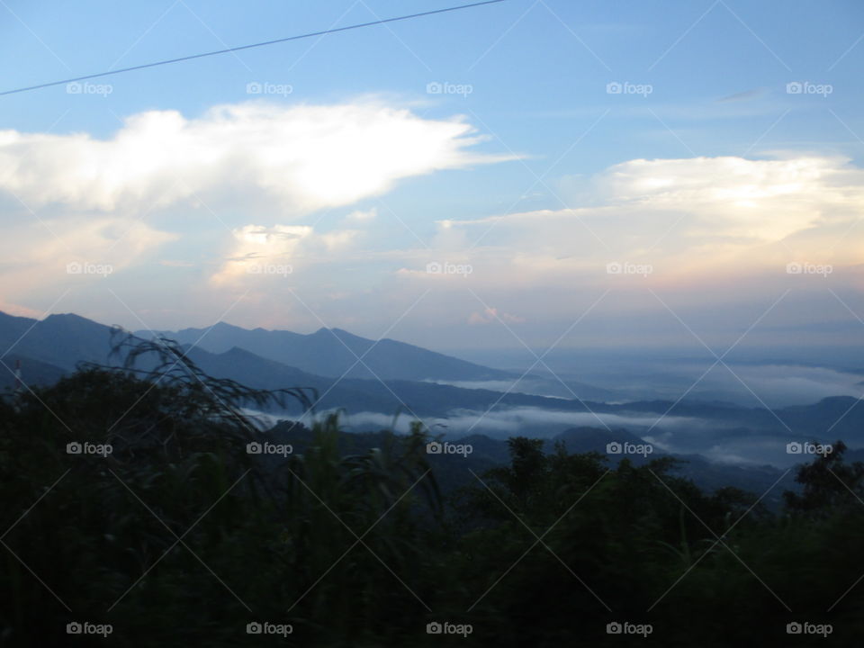 mountain fog