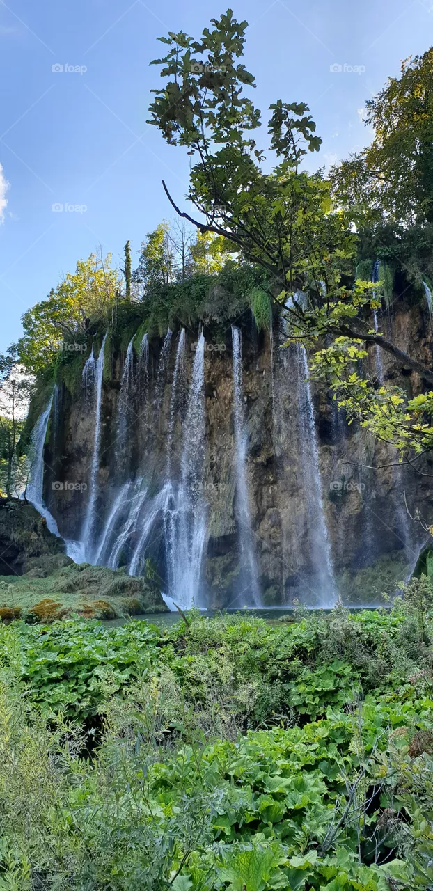 waterfall in Plitvice NP, Croatia