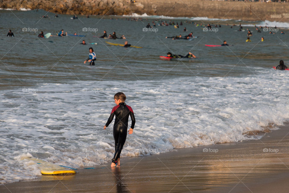 Boy at the beach 