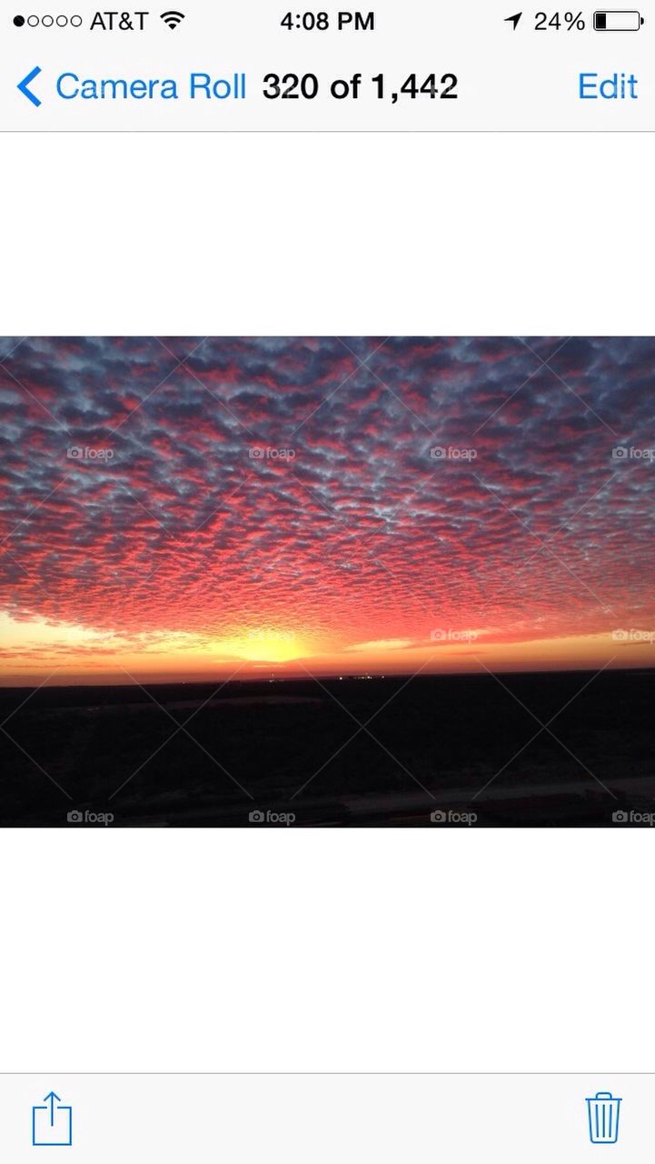 West Texas sunset