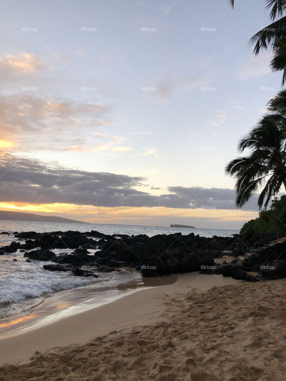 Maui, Hawaii beach sunset