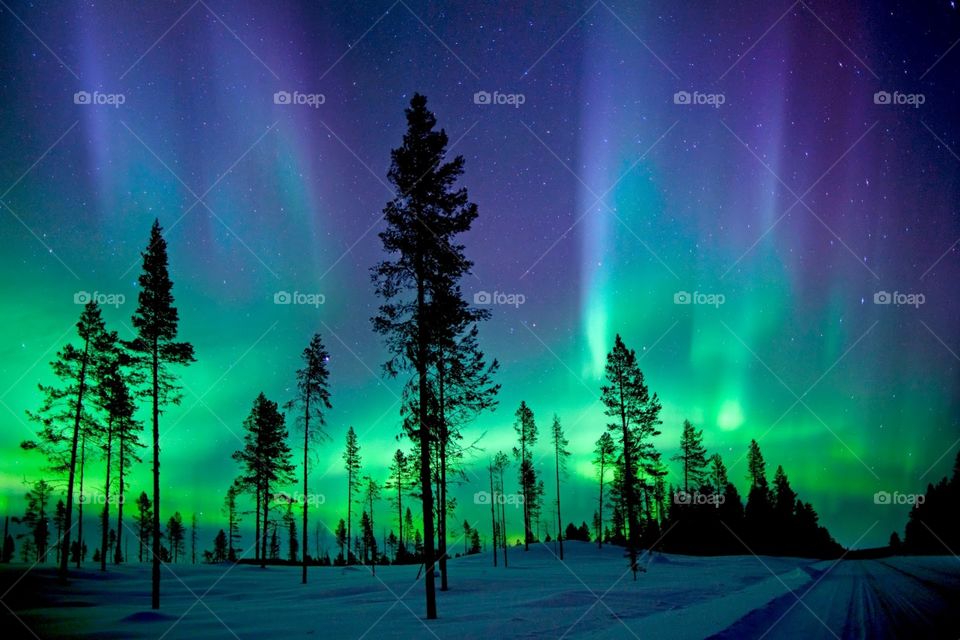 Aurora over Kiruna, Sweden