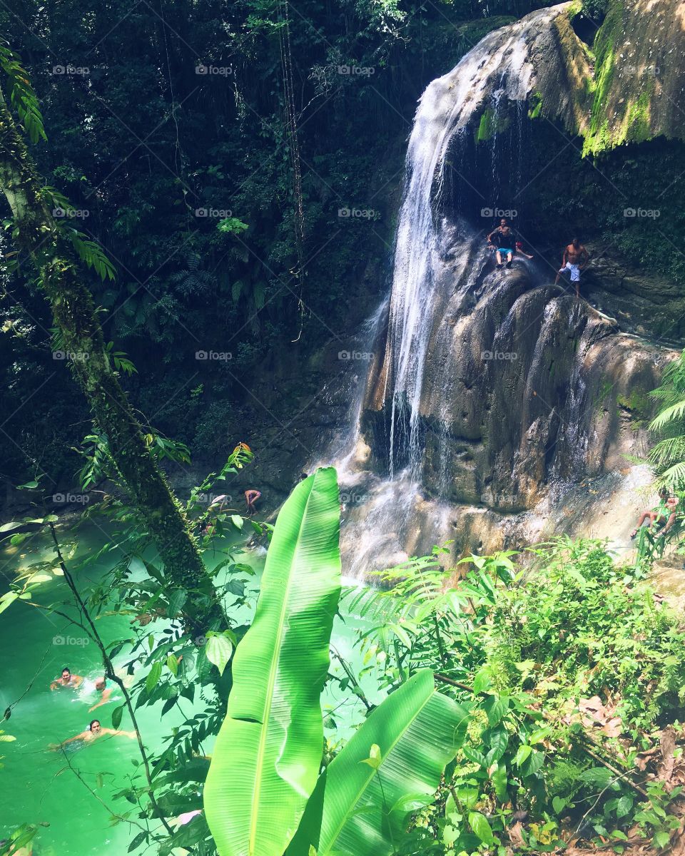 San Sebastián waterfalls, Puerto Rico