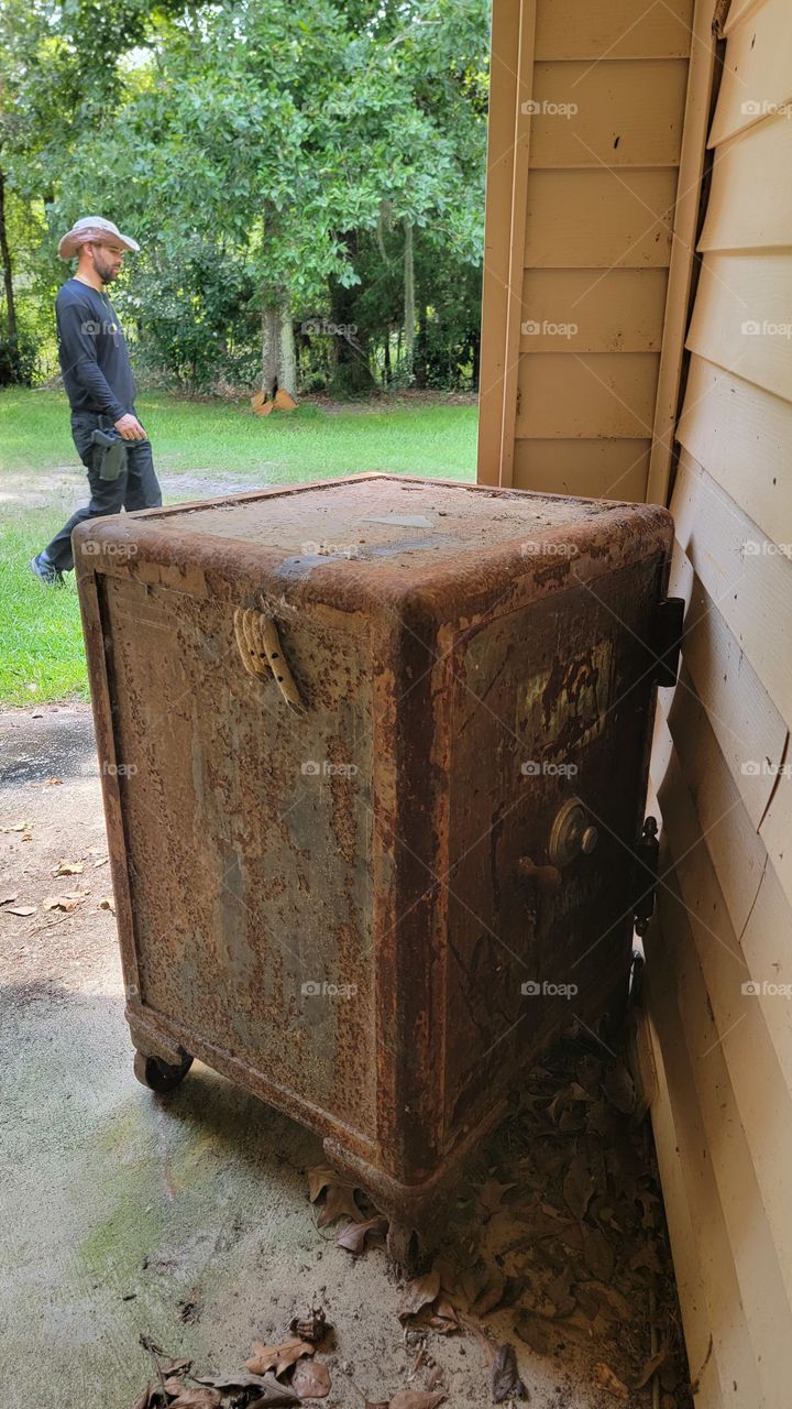 Antique safe