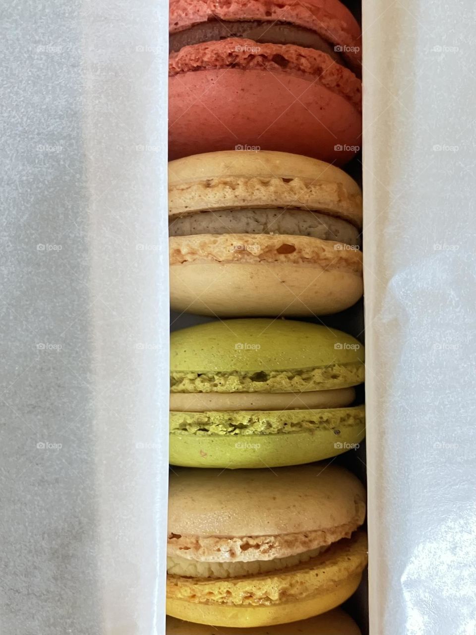 Range of macaroon ready to eat