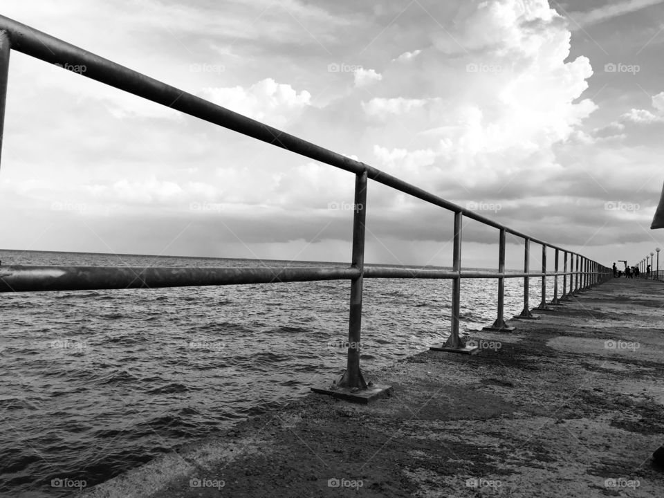 Jetty handrail 