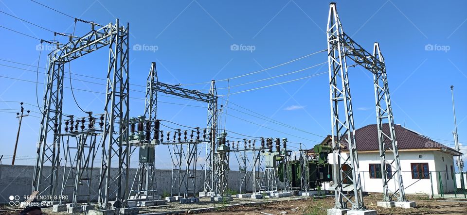 Newly constructed 33Kv/ 11Kv - 1* 10MVA Receiving Sub Station at a village in Kashmir J& K under central sponsored PMDP Scheme of Govt of India ...