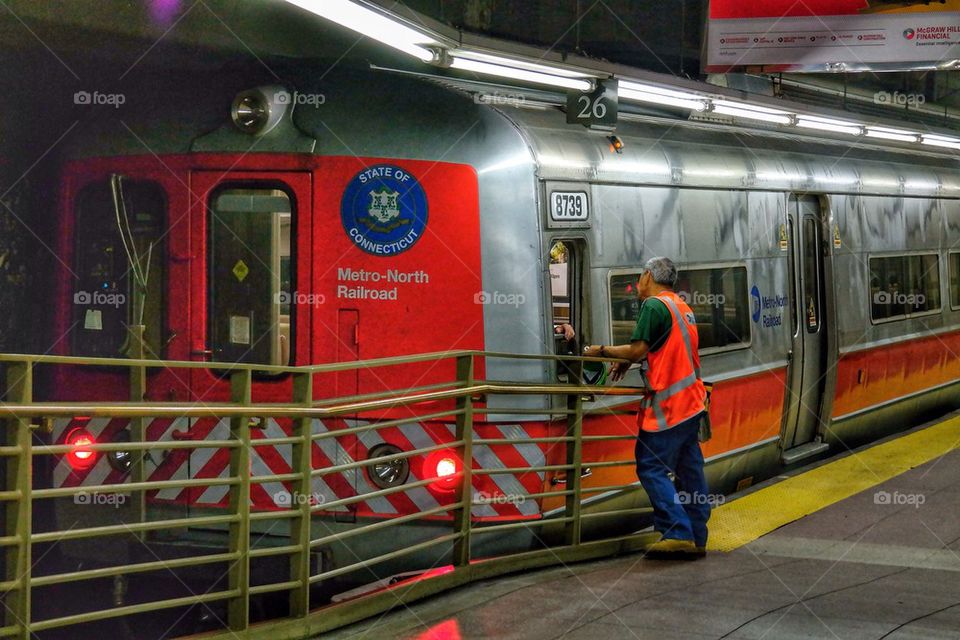 Train at Grand central station