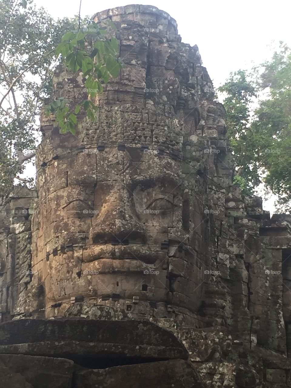 Cambodian Ruins of a Hindu Temple from The 12th Century, in The Jungle. 