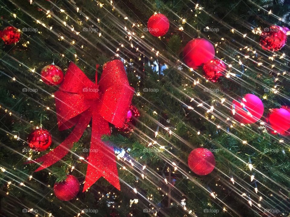 Christmas lights and decoration