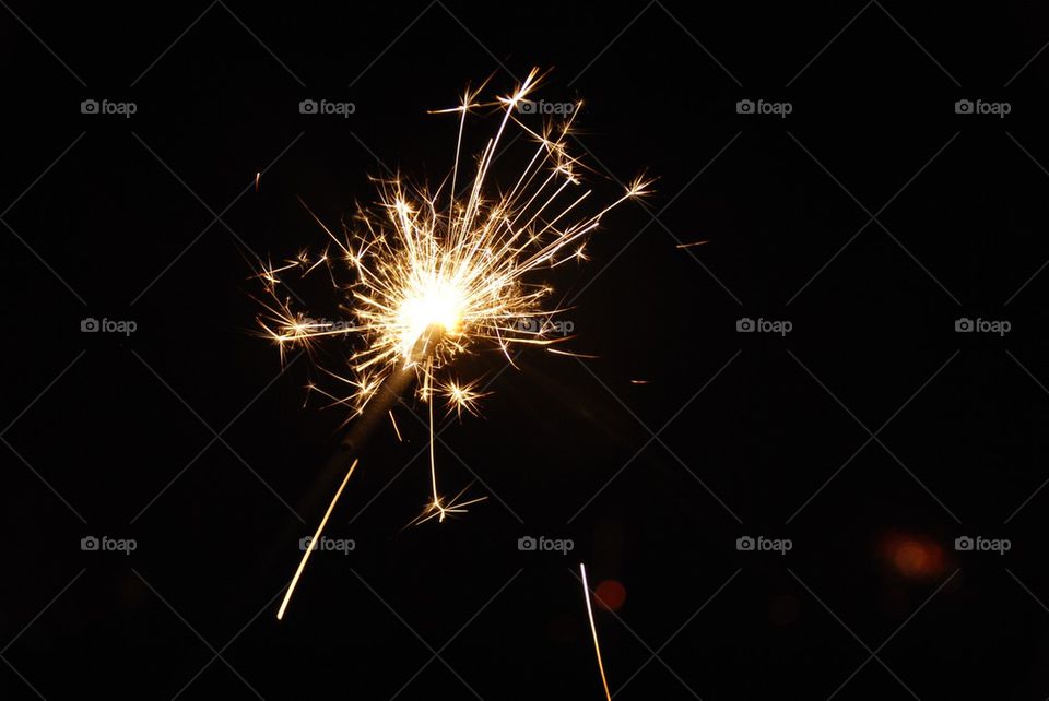 sparkler new year celebration light by Nikita80