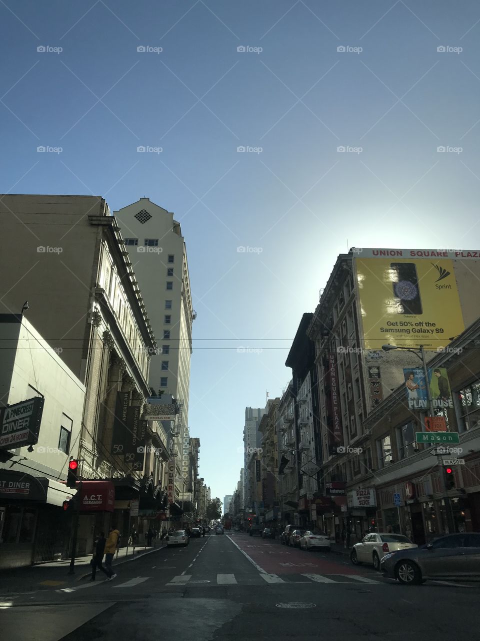 Traveling around the city.