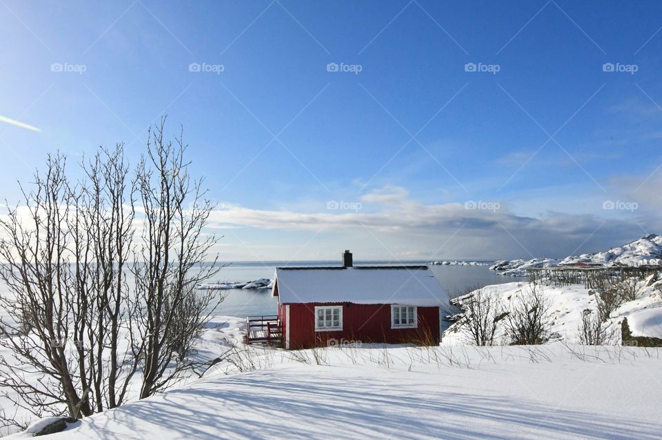 Winter cabin